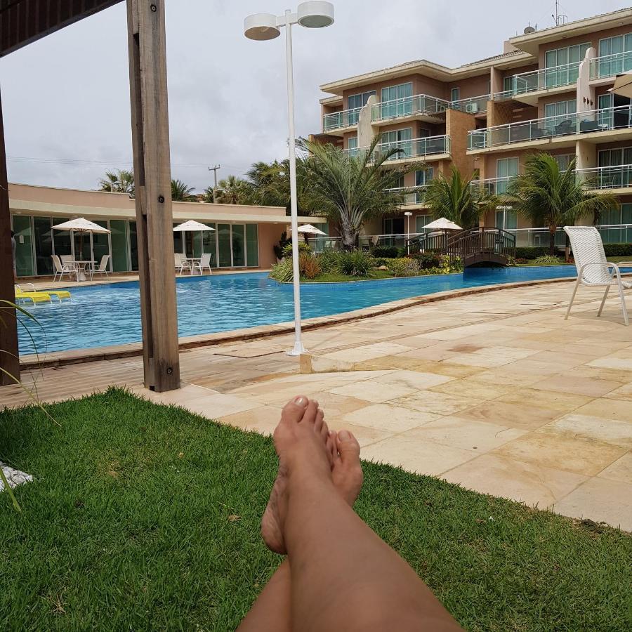 Palm Beach Porto Das Dunas, Apartamento Todo Climatizado Terreo A 350 Metros Beach Park Aquiraz Bagian luar foto