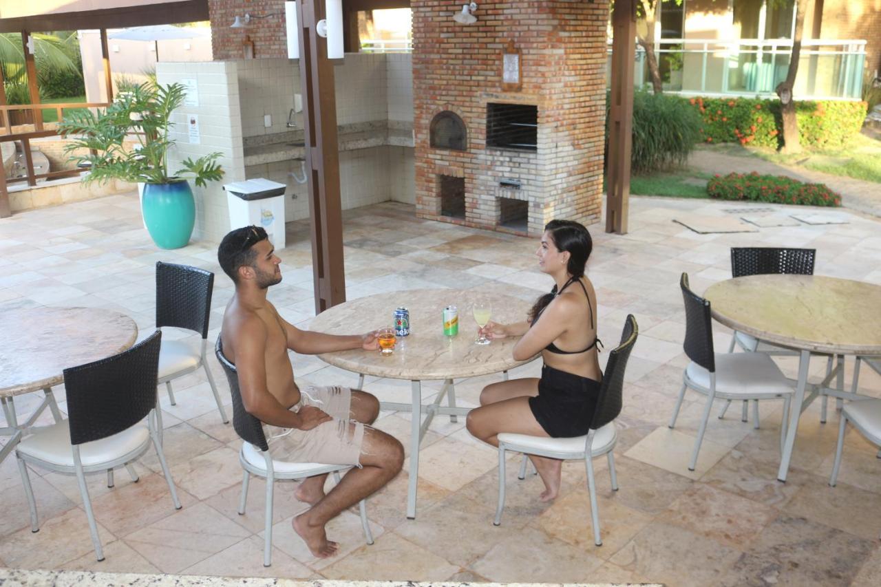 Palm Beach Porto Das Dunas, Apartamento Todo Climatizado Terreo A 350 Metros Beach Park Aquiraz Bagian luar foto