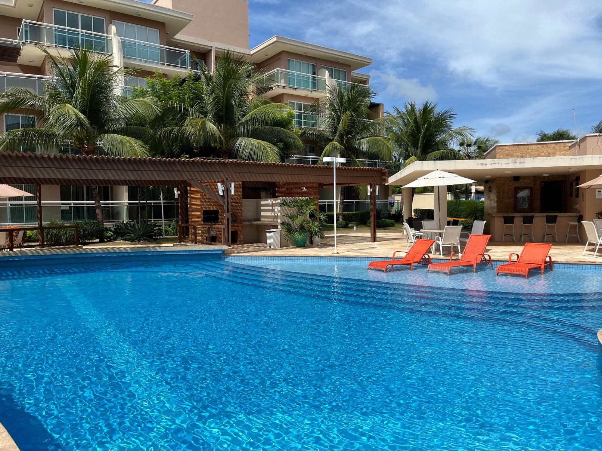 Palm Beach Porto Das Dunas, Apartamento Todo Climatizado Terreo A 350 Metros Beach Park Aquiraz Bagian luar foto